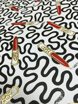 Papel Envoltorio 'Lipstick Wiggle' - Zandra Rhodes