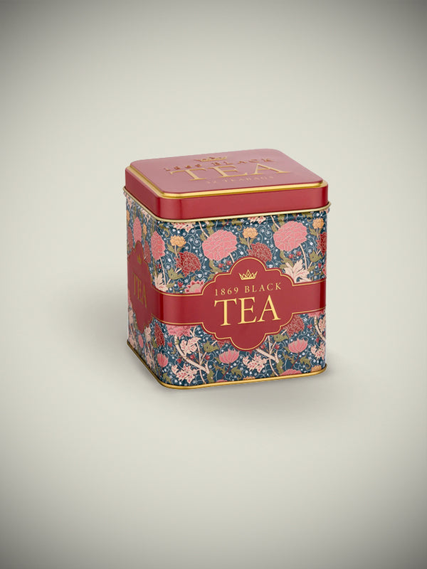 'Tapestry Roses' Tea Tin - 32 Tea Bags 1869 Black