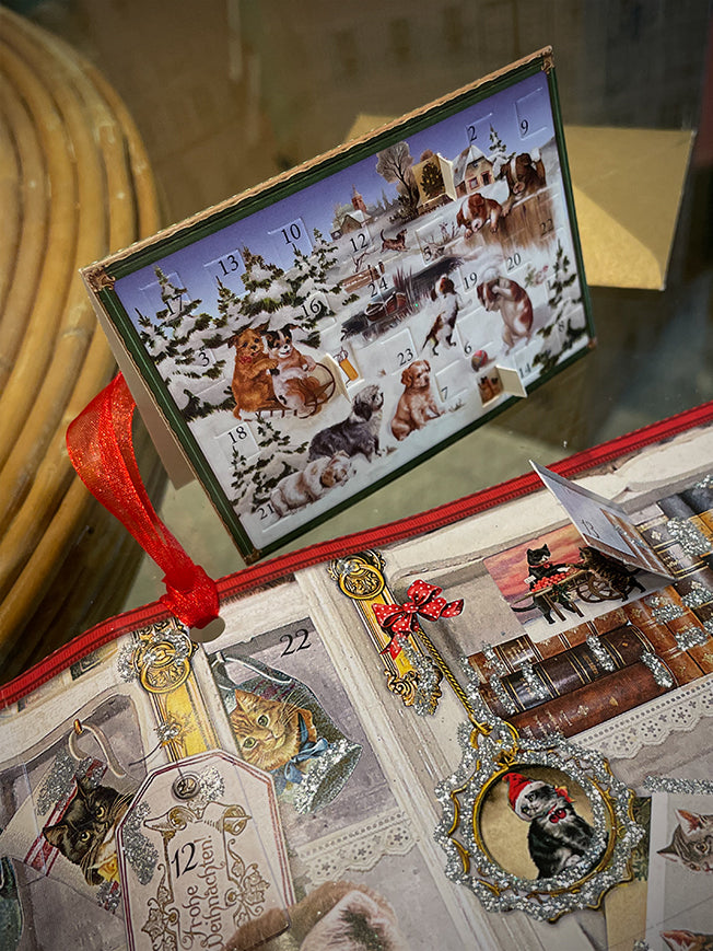 Mini Tarjeta de Adviento 'Escenas de Navidad' - Casas