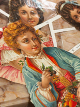 Hoja Cromos Alemanes 'Pareja de Enamorados'