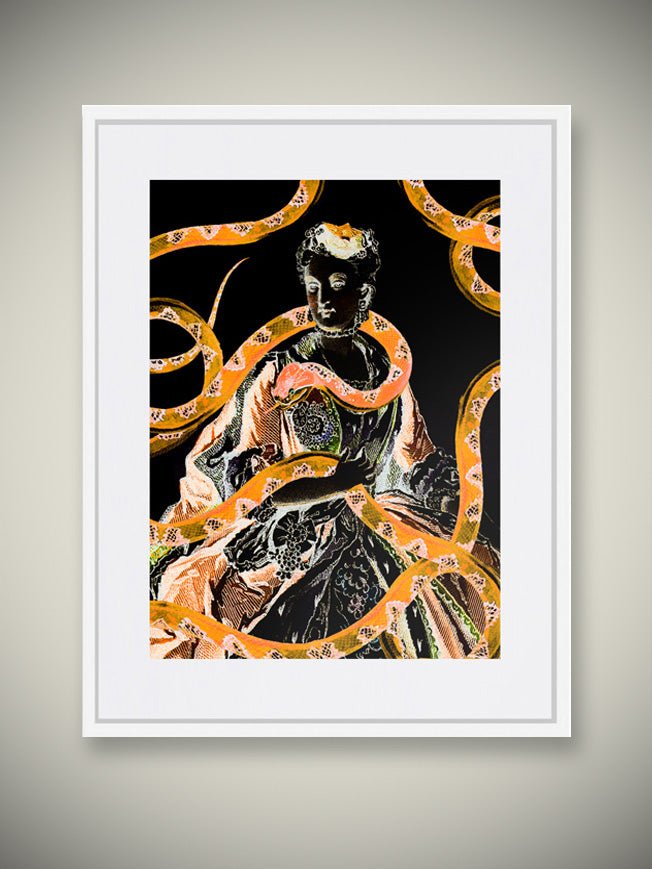 Decorative Print 'Queen of Snakes'
