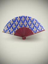 Abanico de Bambú 'Fleur de Lys' - Emblema Monarquía Francesa