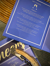 Set Abridor y Tapón para Vino 'Gift Novels' - Cheers