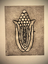 Grabado Con Papel Hecho a Mano 'S/T' - Jaume Plensa