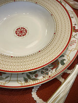 Plato Hondo de Porcelana 'Kashmir'