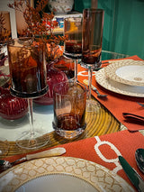 Set de 2 Vasos de Cristal 'Classy Fun' - 290 ml - Púrpura