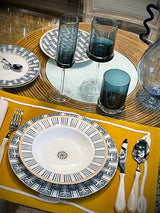 Set de 2 Copas de Vino de Cristal 'Classy Fun' - 270 ml - Azul