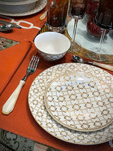 Juego de 2 Boles de Porcelana 'Decó' - Ø11 cm