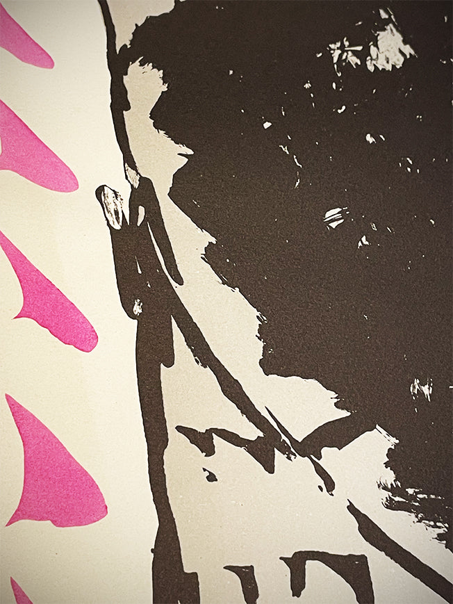 Aguafuerte Original 'Fenêtres - Rose' - Pierre Alechinsky