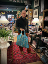 Foldable Bag with Musical Notes Print