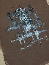 Pintura Original 'Tramado Abstracto' - 39.5x30.5 cm - Federico Font