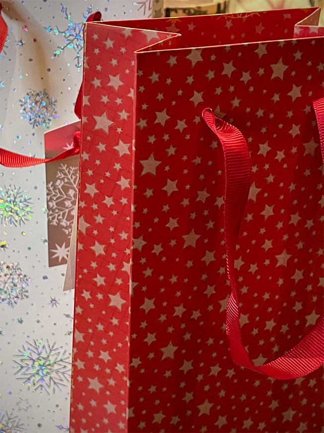 Bolsa de Regalo Para Botellas 'Stars' - 12x35 cm