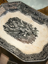 'Cartagena' Earthenware Serving Tray - Antique