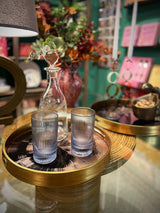 Bandeja Decorativa Pequeña 'Galateo' - Iride - Ø34 cm