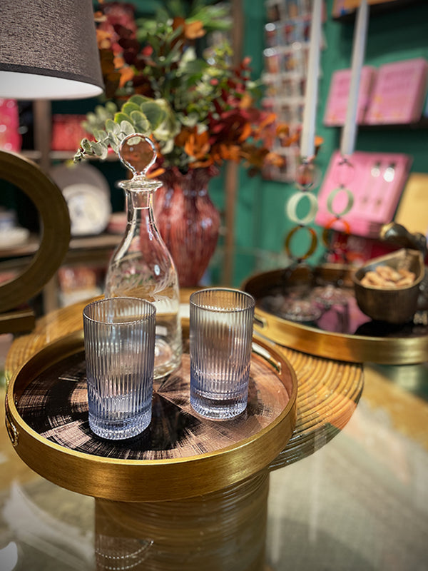 Bandeja Decorativa Pequeña 'Galateo' - Iride - Ø34 cm