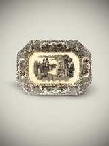 Bandeja de Servir de Loza 'Vistas La Cartuja' - Vintage