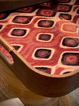 Bandeja Decorativa Rectangular 'Galateo' - Peacock - 42,5x27x4,5 cm