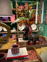 Bandeja Decorativa Rectangular 'Galateo' - Peacock - 42,5x27x4,5 cm