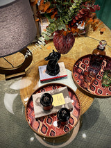 Bandeja Decorativa Grande 'Galateo' - Peacock - Ø39,5 cm