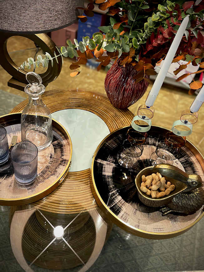 Bandeja Decorativa Grande 'Galateo' - Iride - Ø39,5 cm