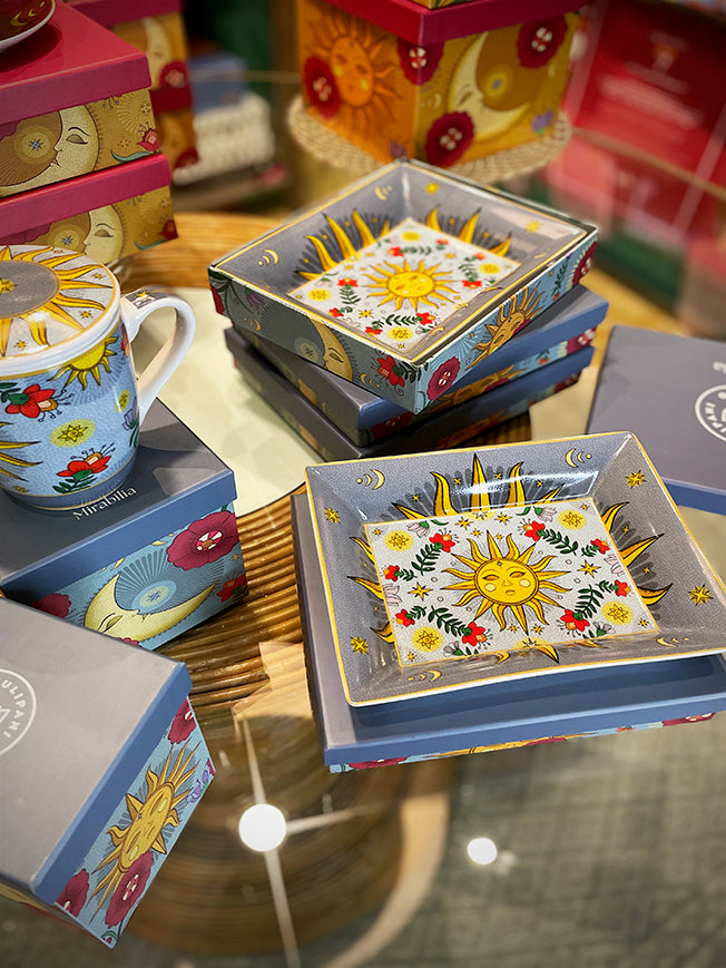 Vaciabolsillos de Porcelana 'Sun & Moon'