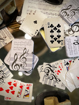 Baraja de Cartas en Caja de Lata 'Música'