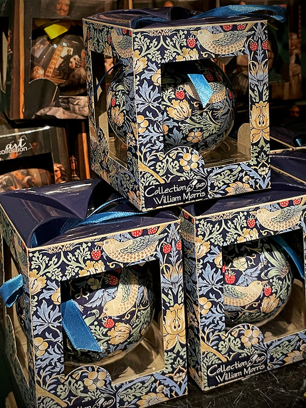 Buy 'William Morris' Christmas Decorative Balls | Tartan & Zebra