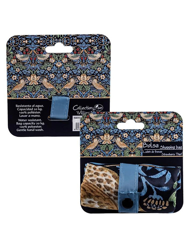 Bolsa Plegable 'Strawberry Thief' - William Morris