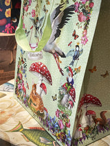 Bolsa de Regalo Mediana 'Baby Stork' - 21,5x25,2 cm