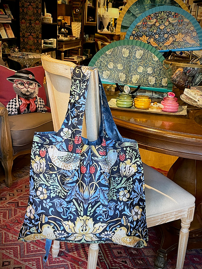 Bolsa Plegable 'Strawberry Thief' - William Morris