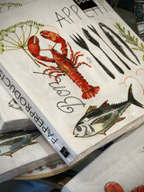 Pack de 20 Servilletas de Papel 'Fish Food' - 33x33 cm