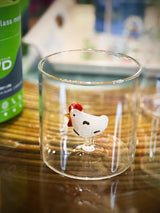 Vaso de Cristal 'Monterey' con Gallina - 250 ml