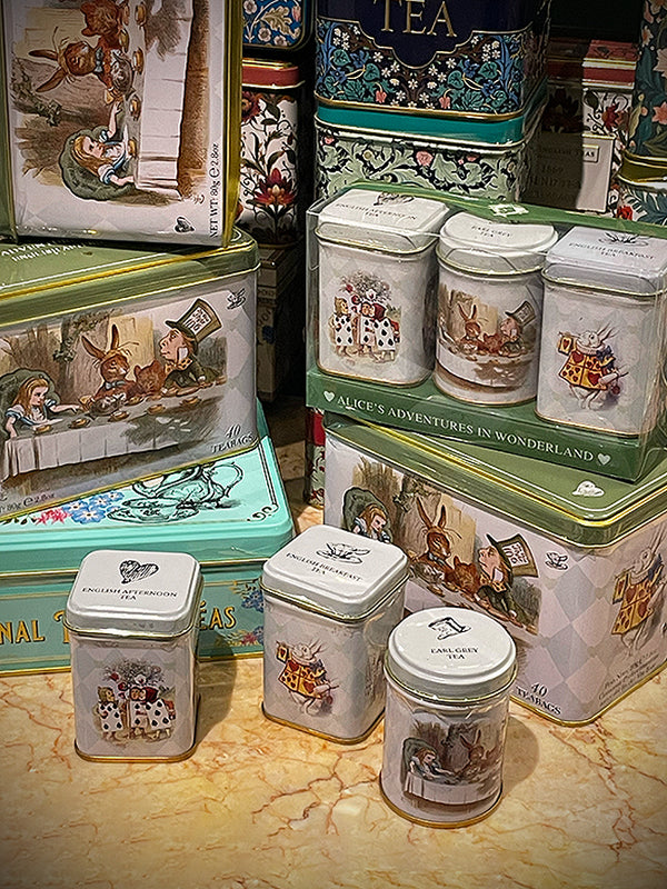 Mini Pack of 3 Tins with 'Alice in Wonderland' Tea - Assorted