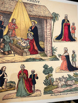 Lámina Decorativa Recortable Alemán 'Belén Tradicional'