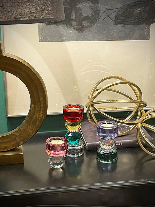 Portavela de Cristal 'Anversa' - Grande