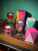 Portavela de Cristal 'Anversa' - Mediano