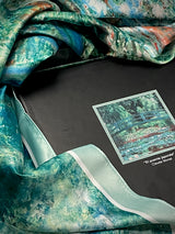 Pañuelo Estampado 'El Puente Japonés' 90x90 cm - Monet