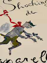 Decorative Poster Advertisement 'Schiaparelli Shocking Perfume' - 81x66 cm