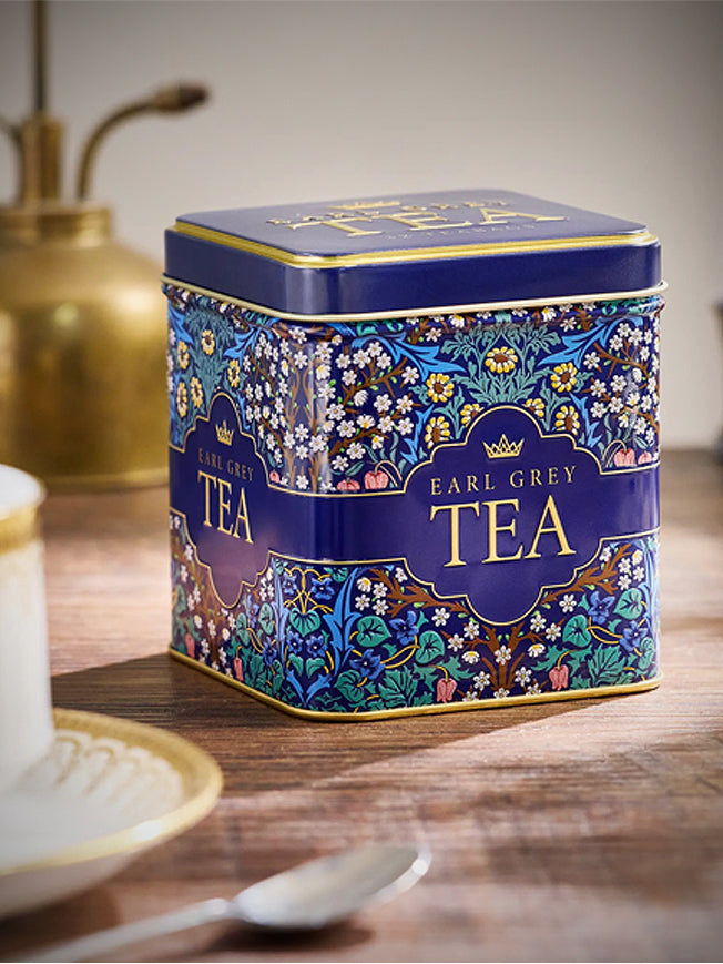 Tapestry Daisies Tea Tin - 32 Earl Grey Tea Bags