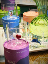 Vaso de Cristal 'Monterey' con Corazones - 250 ml