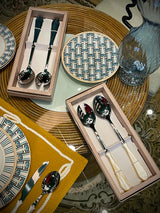 Juego de Cubiertos Para Ensalada 'Venezia Ivory'