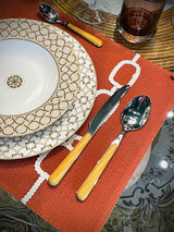 Juego de Cubertería 'Legno Colorato Abete Giallo' - 24 Piezas