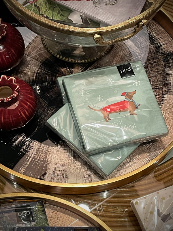 Pack de 20 Servilletas de Papel 'Winter Story' - 25x25 cm