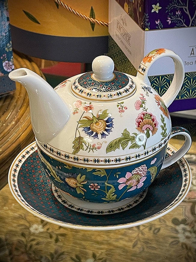 Juego de Té para Uno 'Magie d'Orient' - Taza y Tetera - Verde
