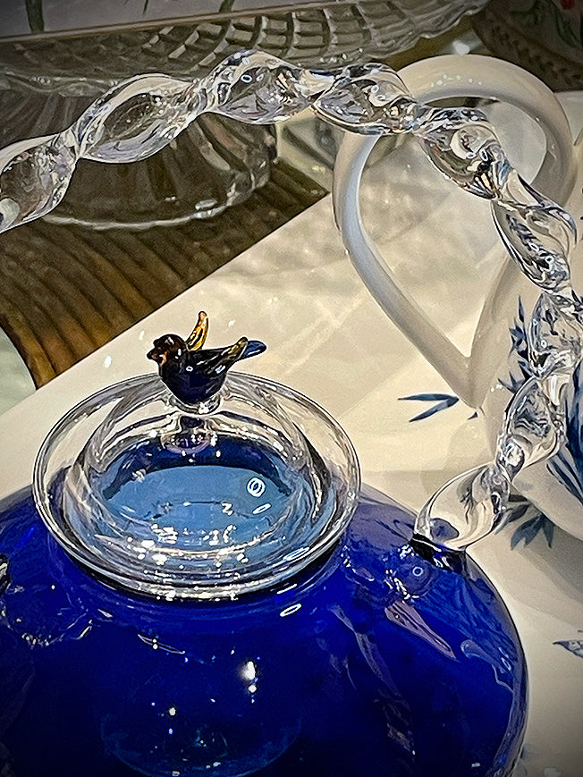 Tetera de Cristal 'Monterey' Azul - 660 ml