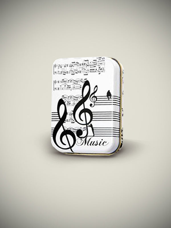 Baraja de Cartas en Caja de Lata 'Música'