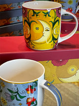 Juego de 2 Mugs de Porcelana 'Sun & Moon' - 350 ml