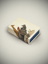 Mini Caja 'Animalis' - Rinoceronte, Loro y Jirafa - 9,5x6,5x3 cm