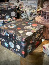 Caja Cuadrada Grande 'Planetarium' - 30x30x19 cm