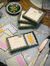 Set of 24 'Stripes' Place Cards